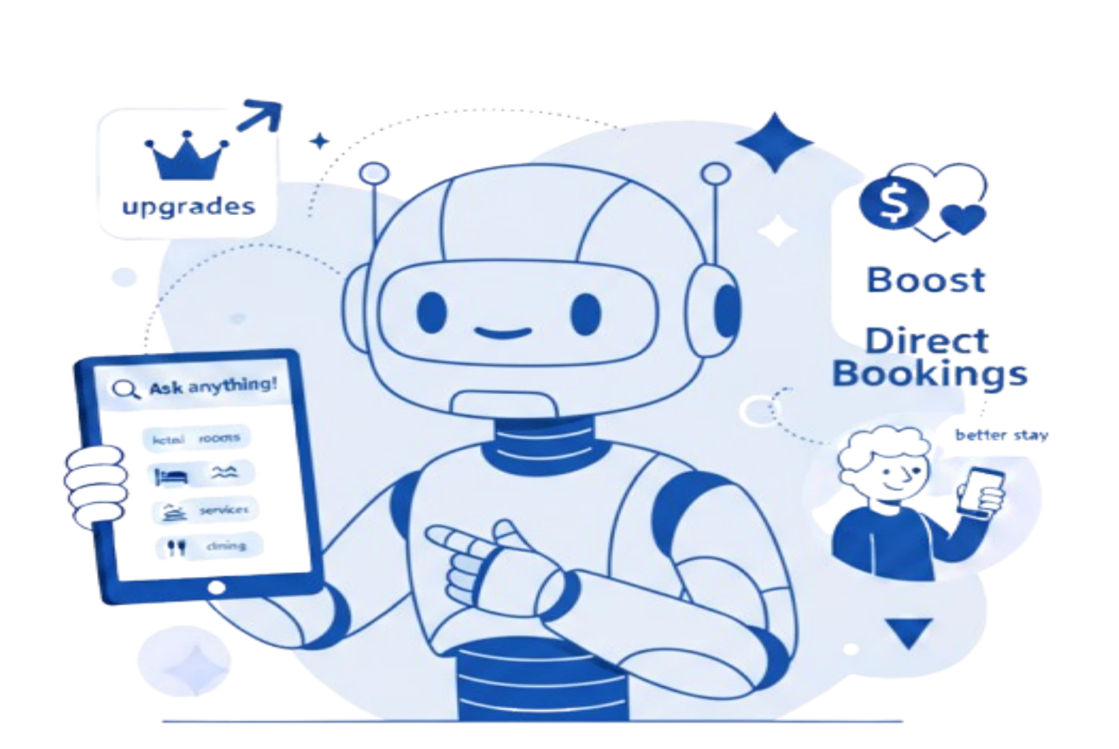 The Concierge Guest Assistant Illustration